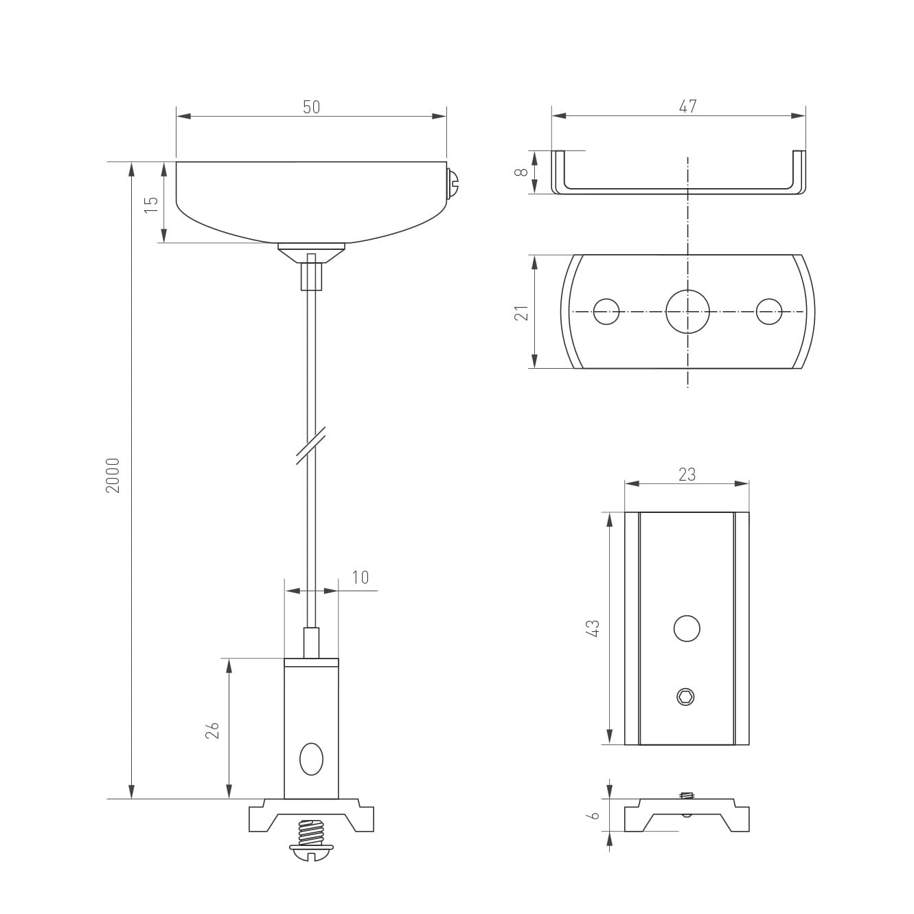 Экран SL-LINE-4050-3L-2000 OPAL (Пластик)