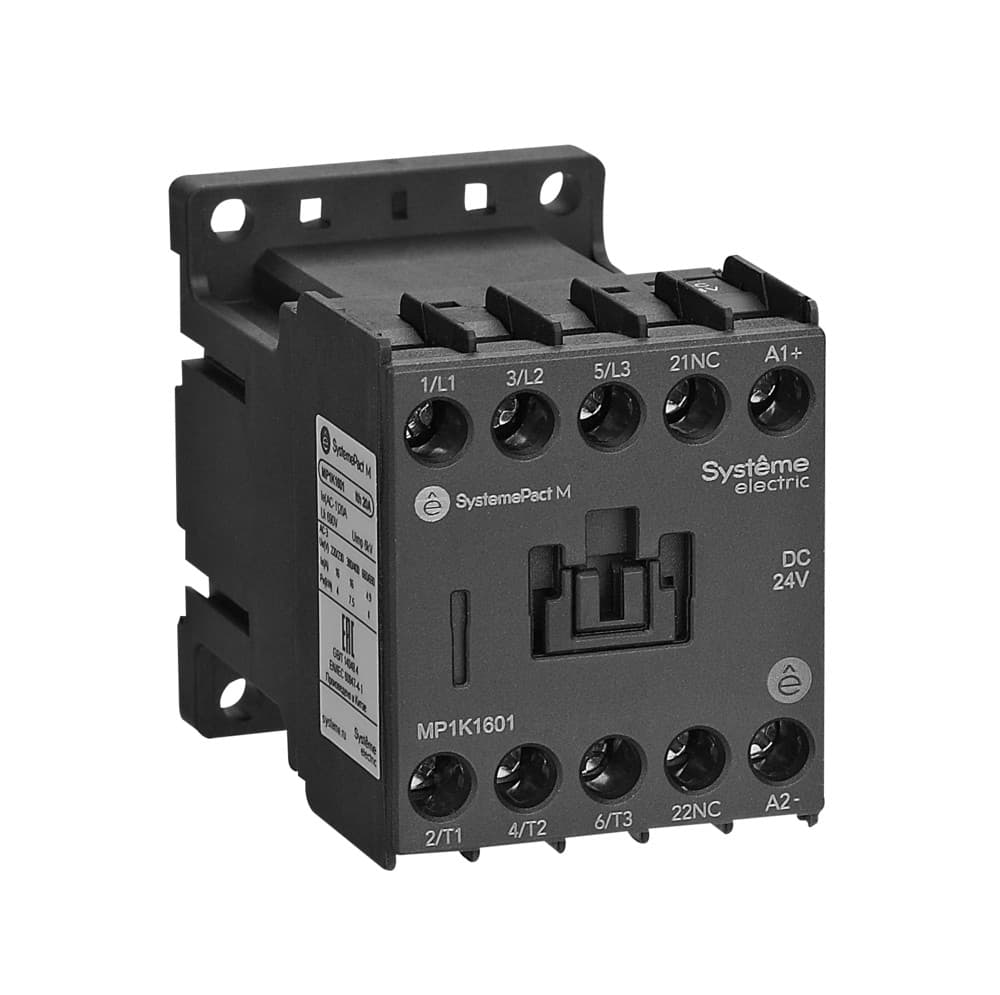 Контактор MP1K 4P(4НО) 12A DC24V