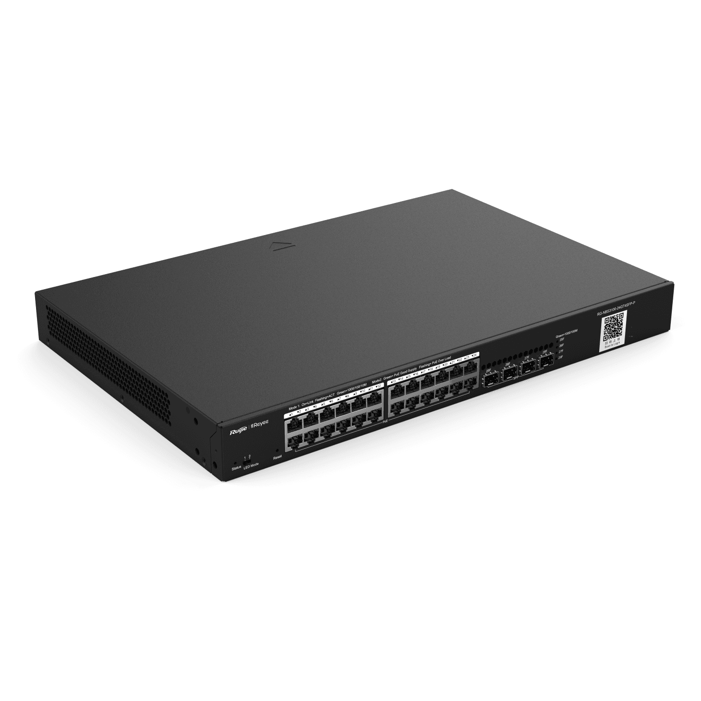 Коммутатор управляемый L2 24 порта RJ45/SFP 10 100 1000 Мб/с