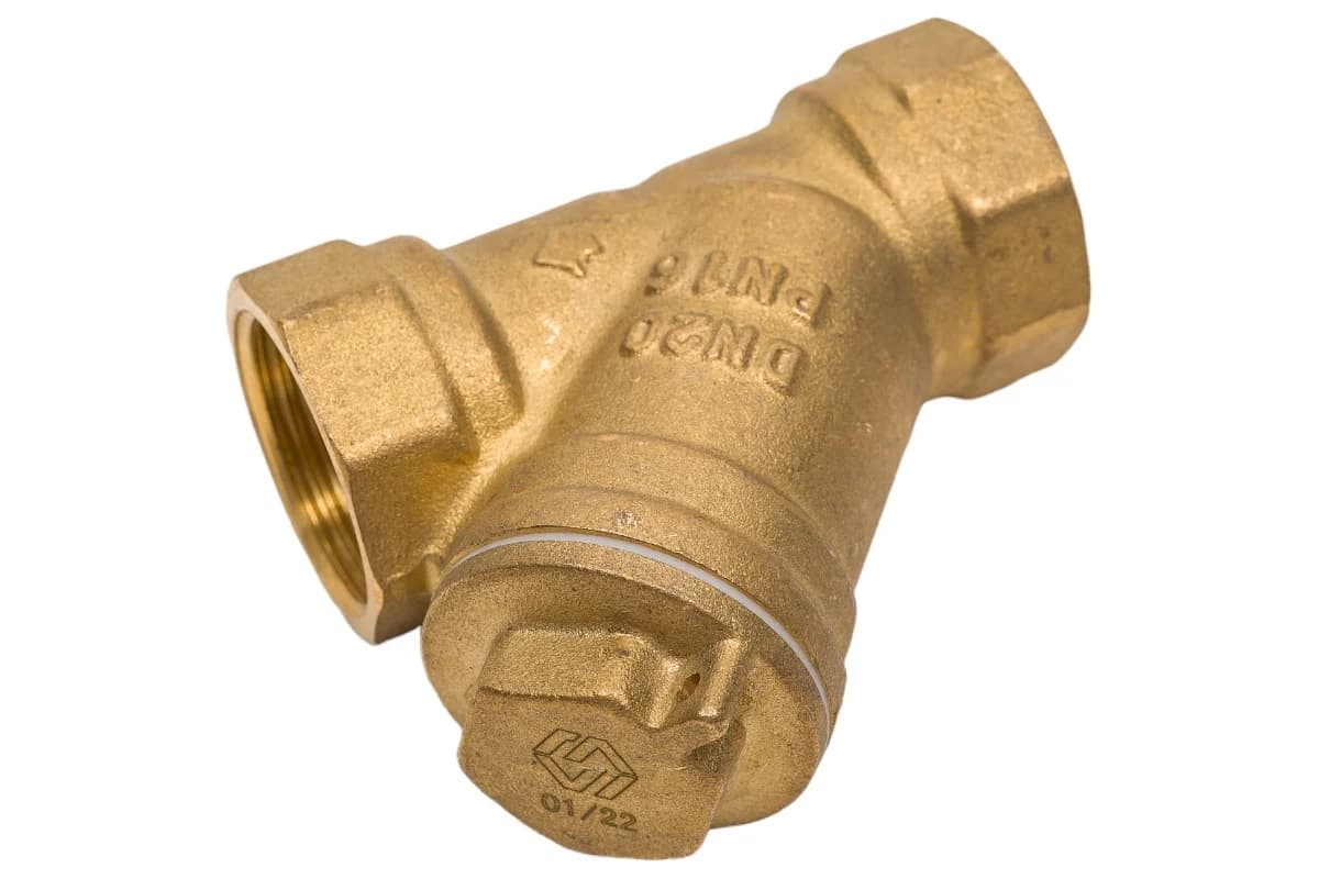 Фильтр ВВ 1'1/4 сетчатый, косой, никелированный