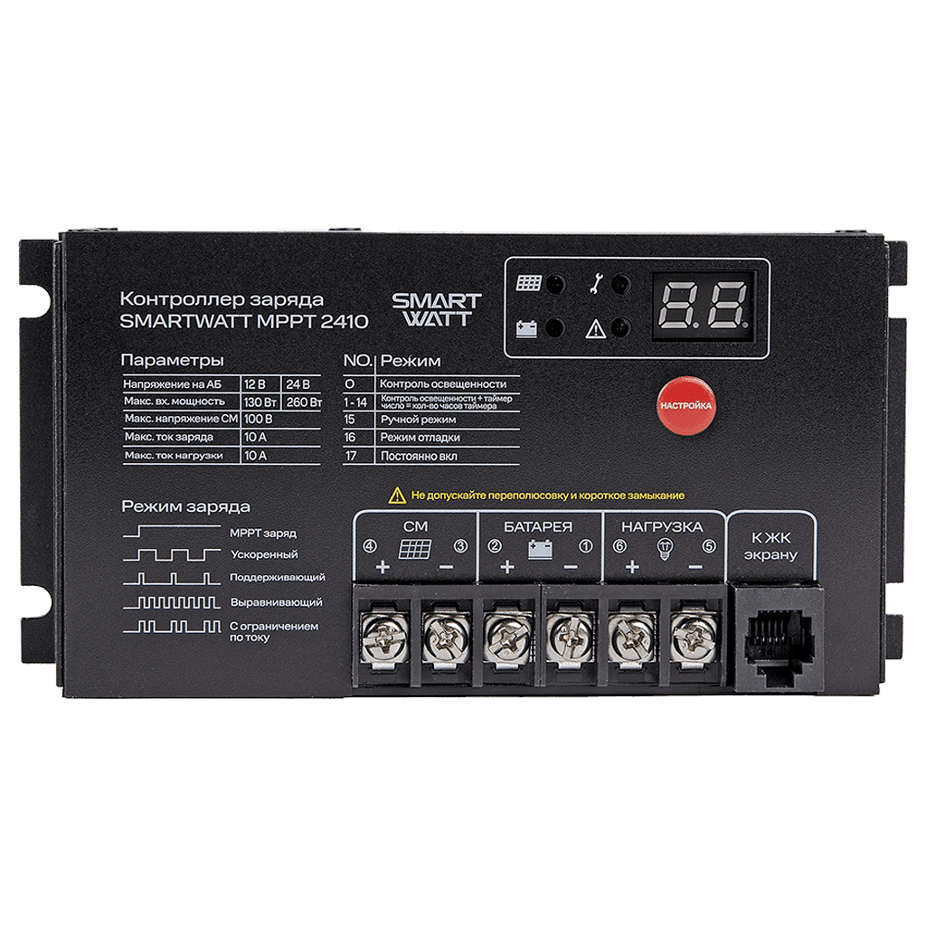 Контроллер заряда SmartWatt MPPT 2410