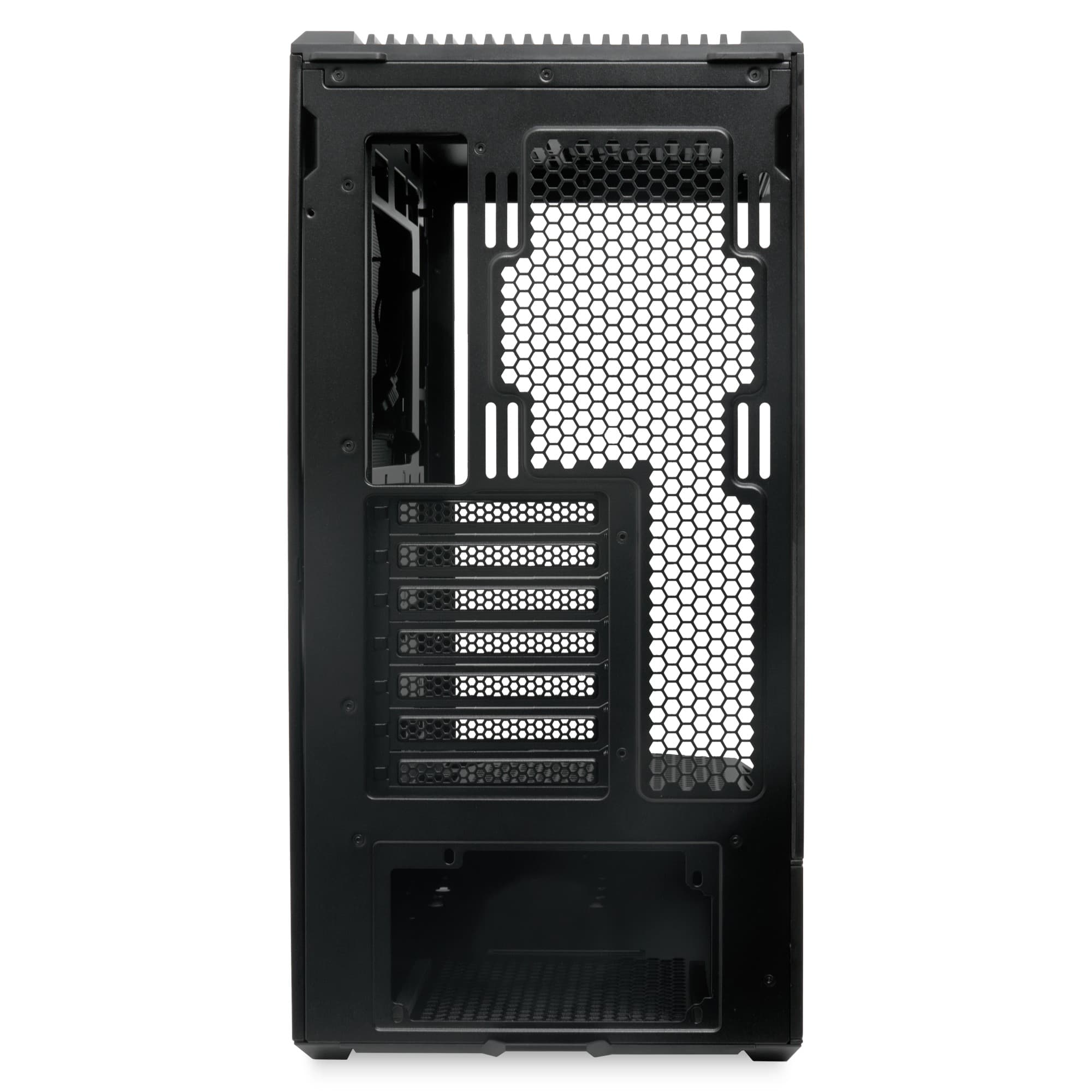 Корпус для ПК F711 Panoramic Black, Full Tower, ATX/mATX/mITX, черный, без БП