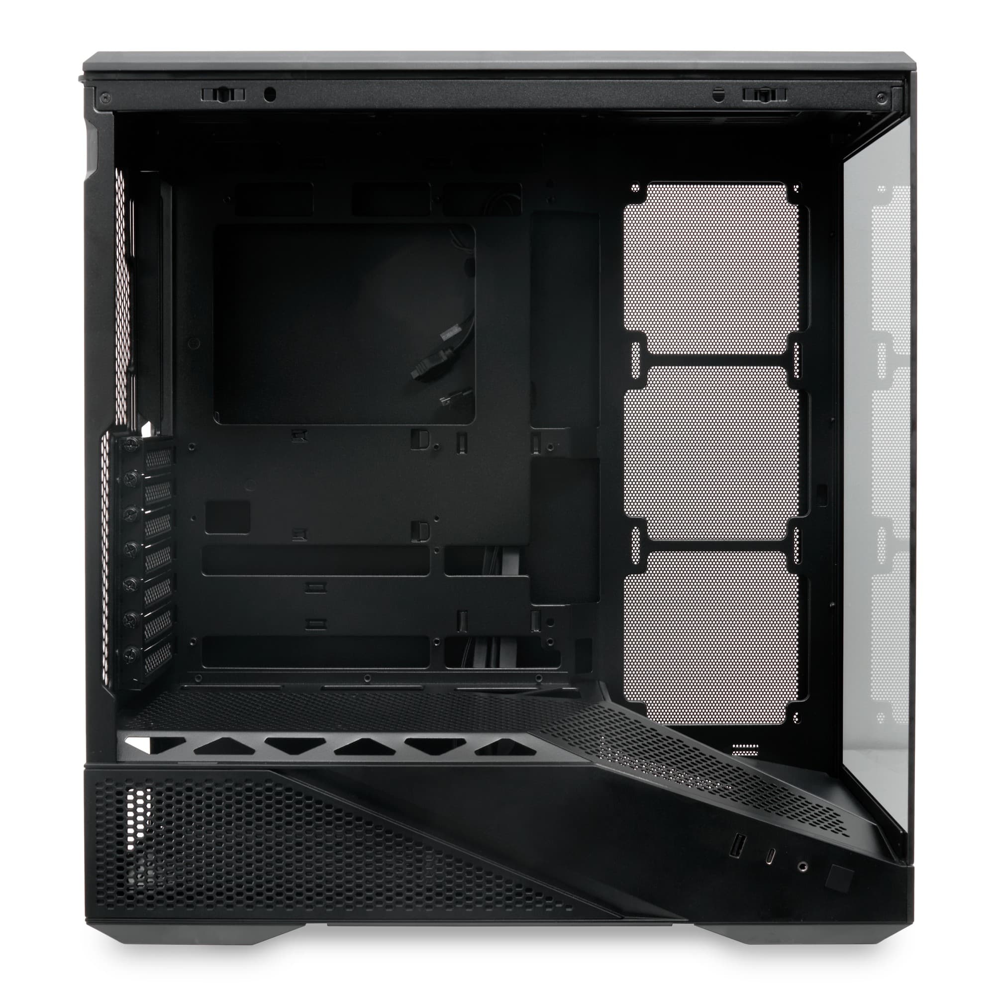 Корпус для ПК F711 Panoramic Black, Full Tower, ATX/mATX/mITX, черный, без БП