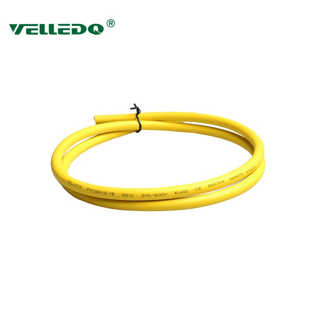 Промышленный кабель VELLEDQ PVC5G1.5.YE (Поливинилхлорид (ПВХ), 5 жильный, сечение 1.50)