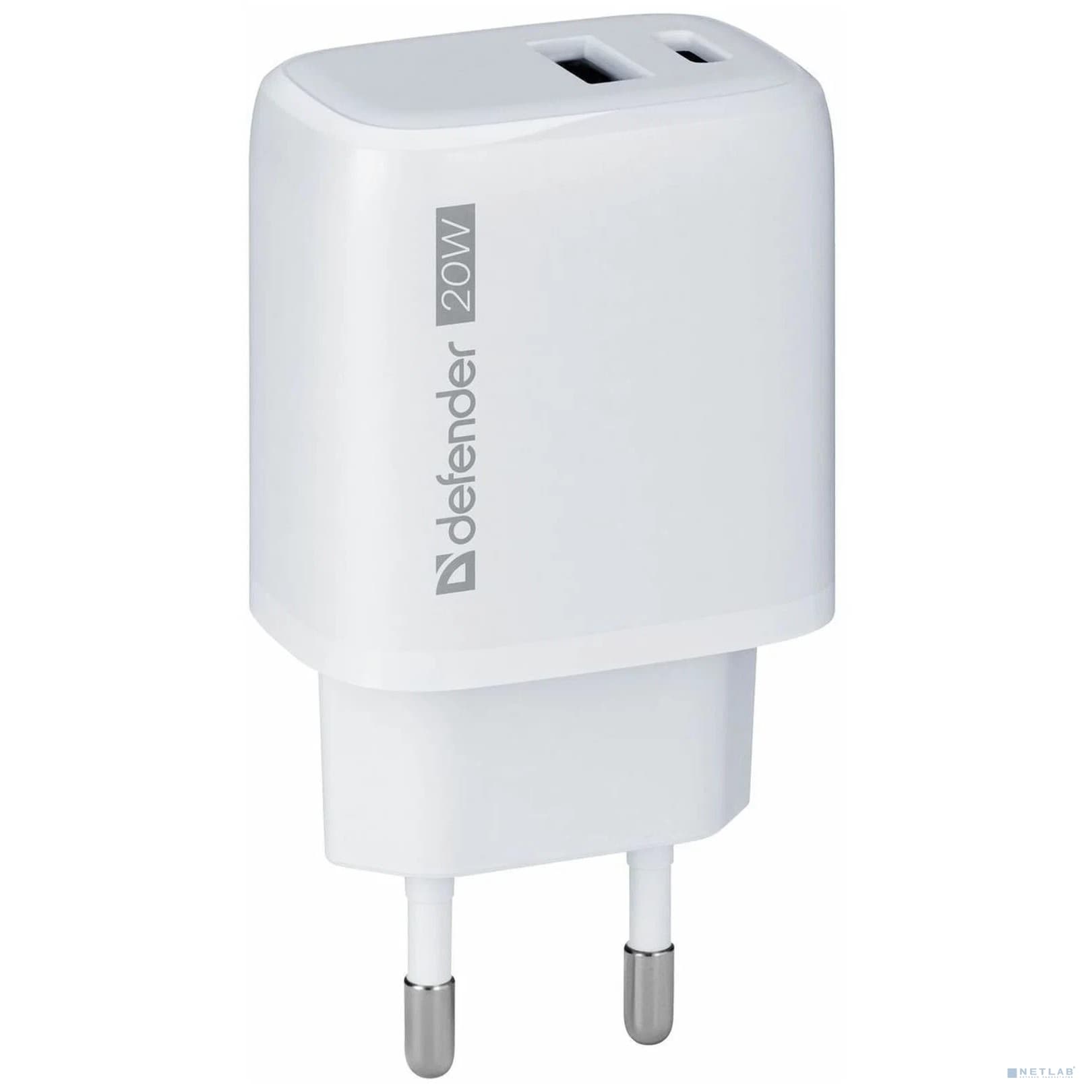 Зарядное устройство сетевое UPA-103 USB-C/PD20W+USB-A/QC3.0