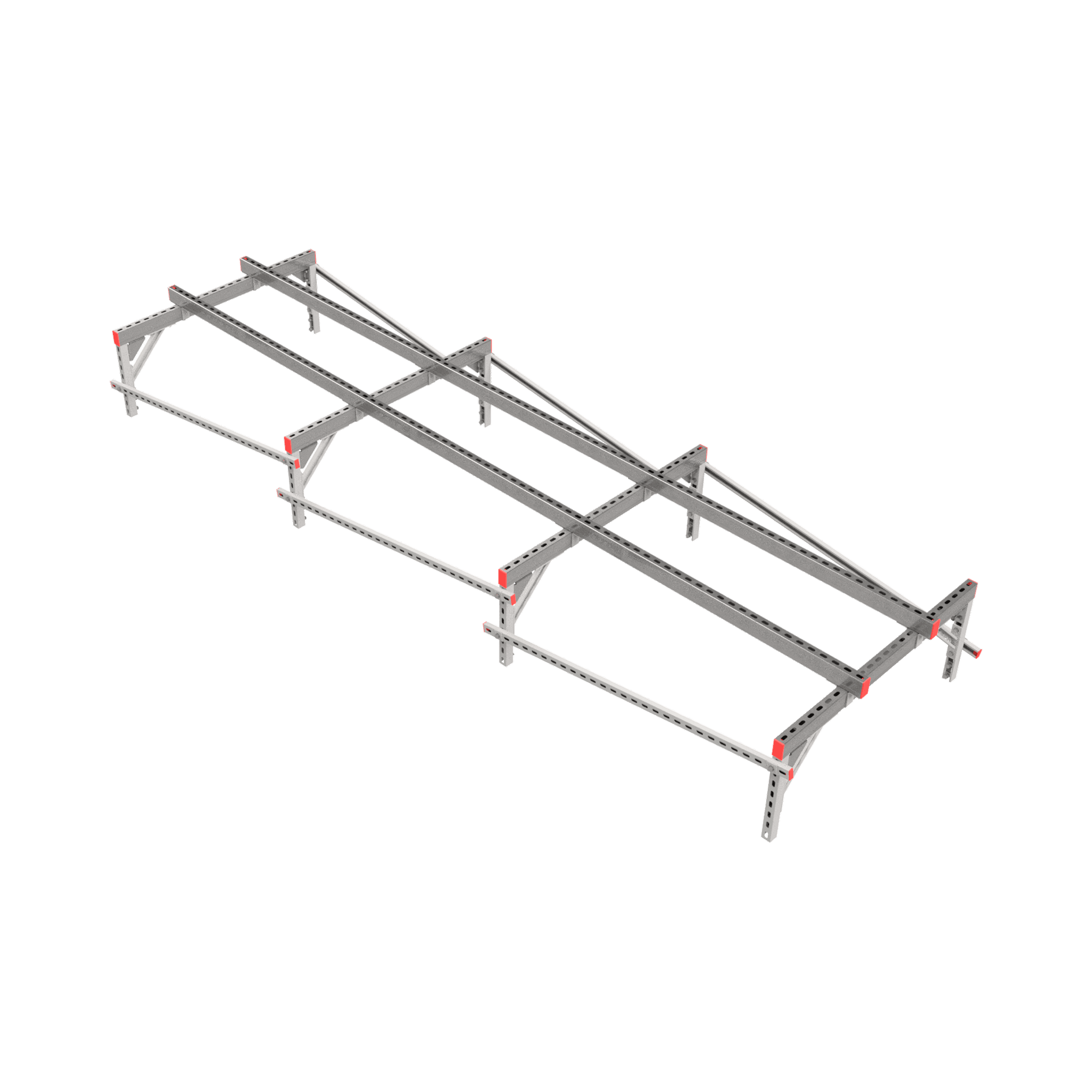 Конструкция опорная для установки оборудования TECHNORAPTOR 1200х4000 тип 1