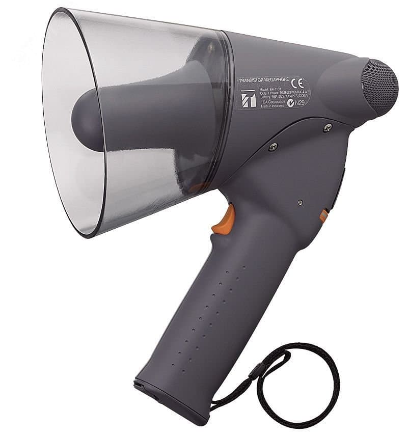Мегафон, 6W, дальность 250м, исполнение IP-X5