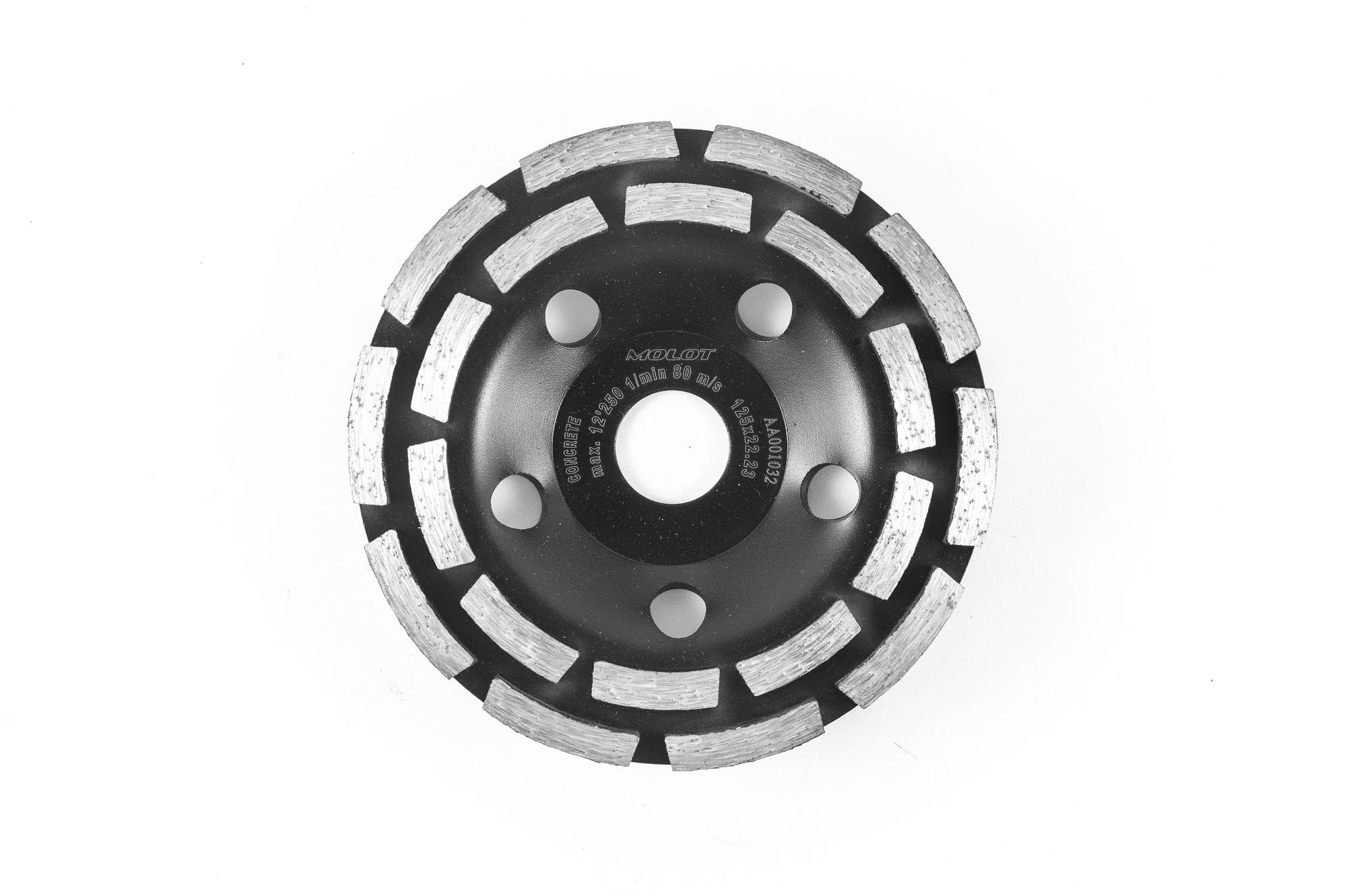 Чашка алмазная двухрядная 125х22,23 PRO