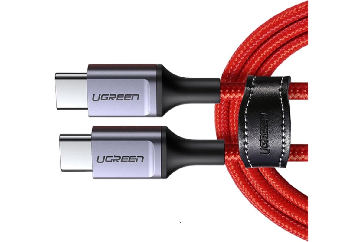 Кабель USB 2.0 Type C Male to Male Cable Aluminum Nickel Plating, 1м., красный