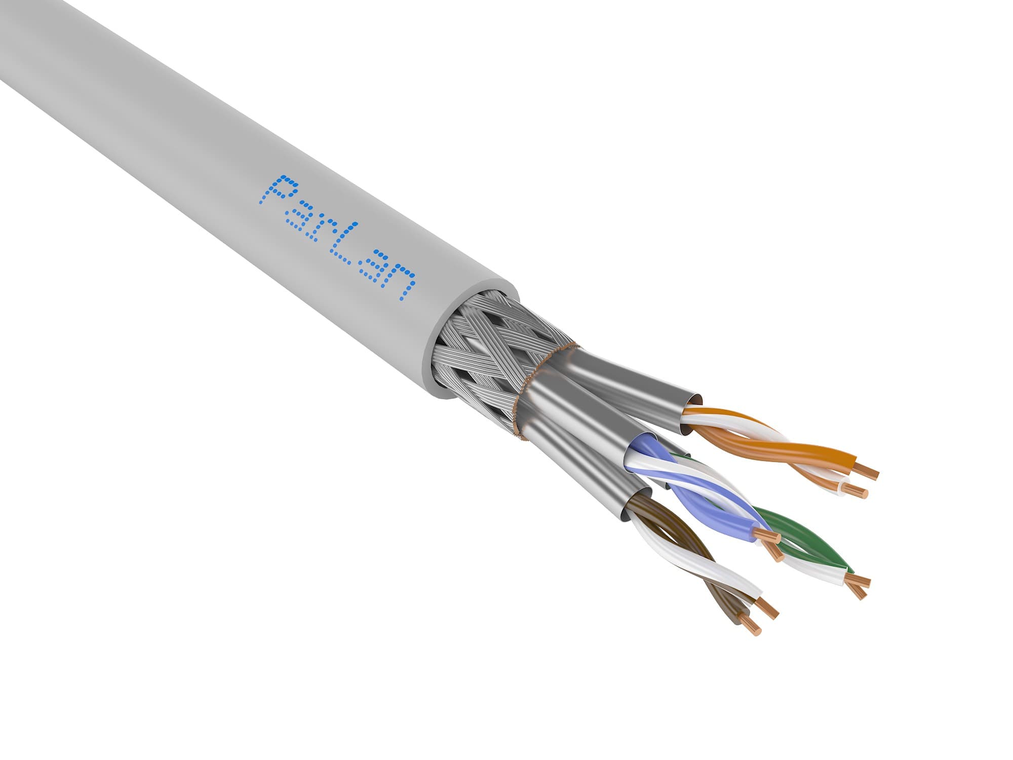Витая пара ParLan S/FTP Cat 7A PVC 4х2х0.60