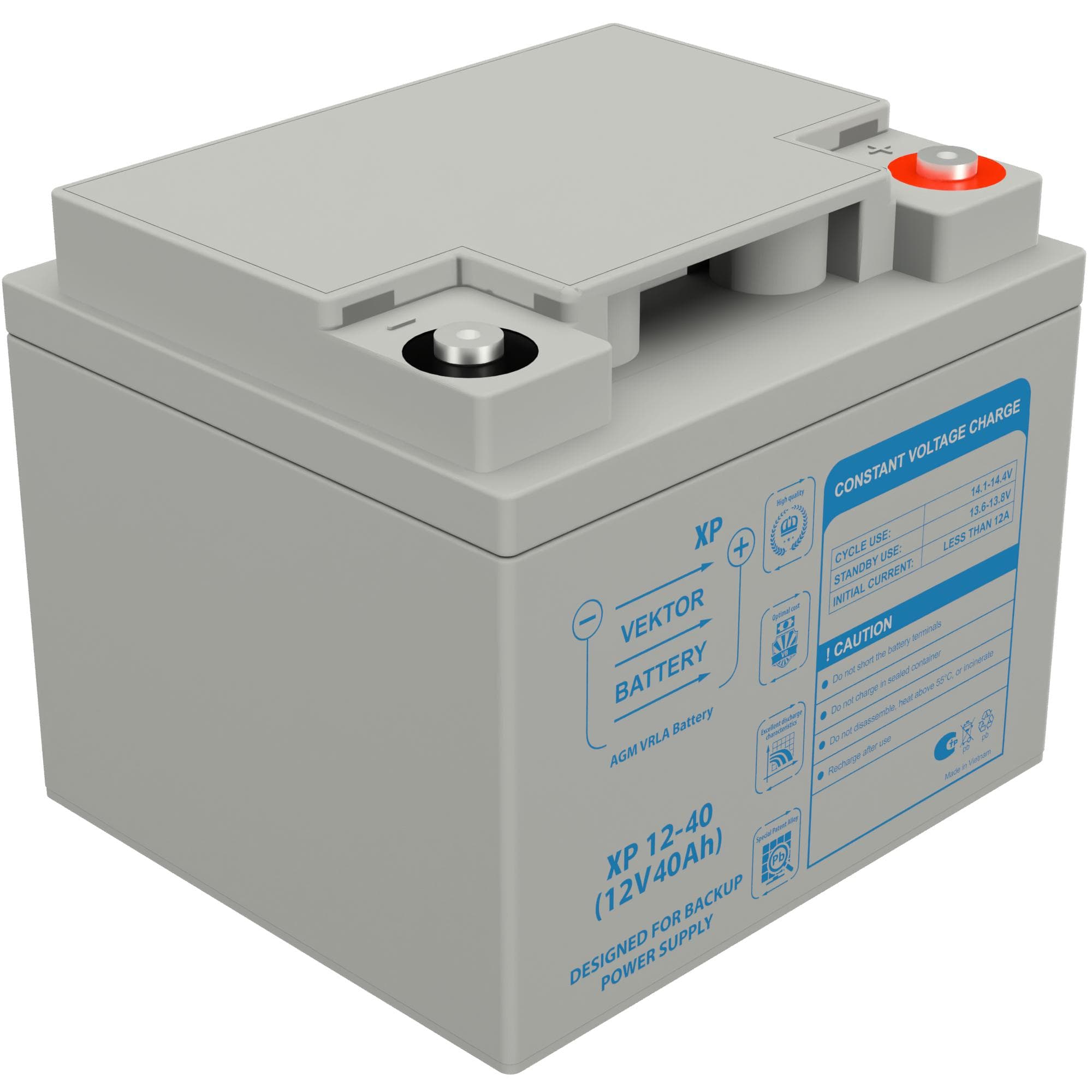 Аккумуляторная батарея VEKTOR BATTERY XP 12-40