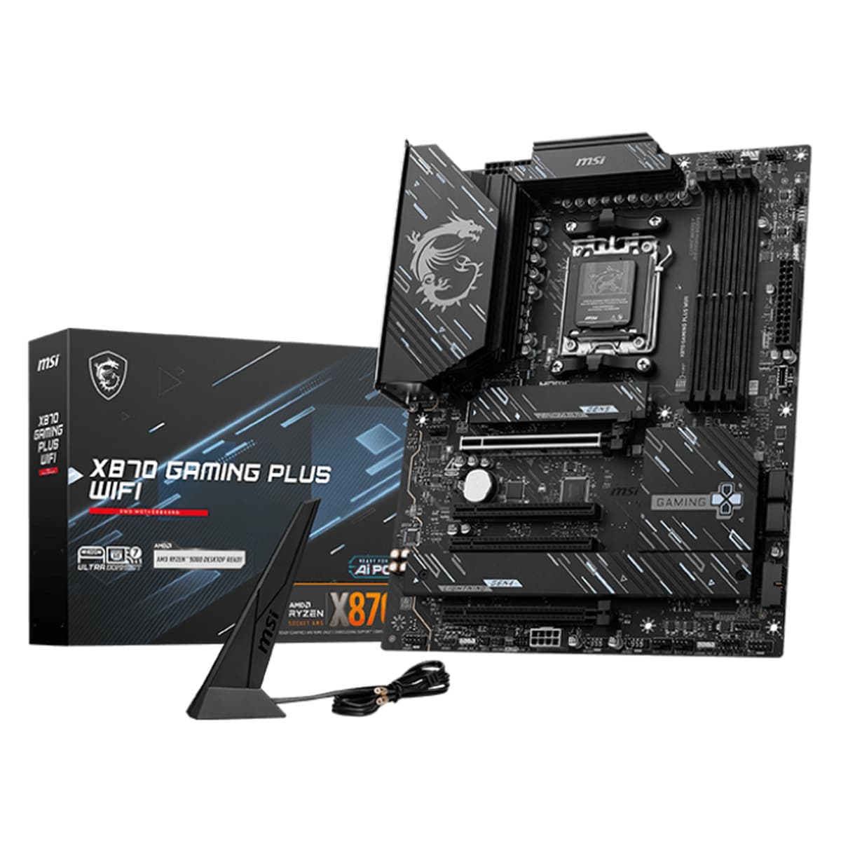 Материнская плата X870 GAMING PLUS WIFI, AMD X870, ATX