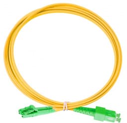 Патч-корд оптический дуплексный, OS2, 2х9/125, SC/APC-LC/APC, 1 м