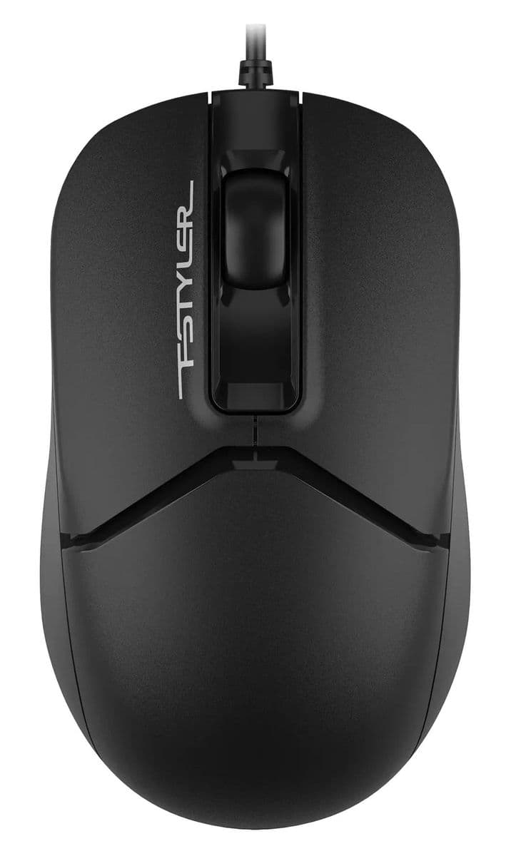 Мышь проводная Fstyler FM12, оптическая, USB, 1200dpi, 3 кнопки, черный
