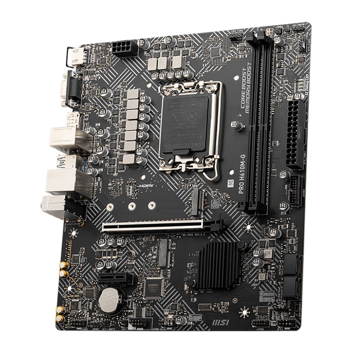 Материнская плата PRO H610M-G, Intel H610, Micro ATX