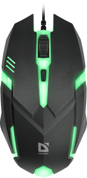 Мышь Cyber MB-560L 4 кнопки, 1600dpi, черный
