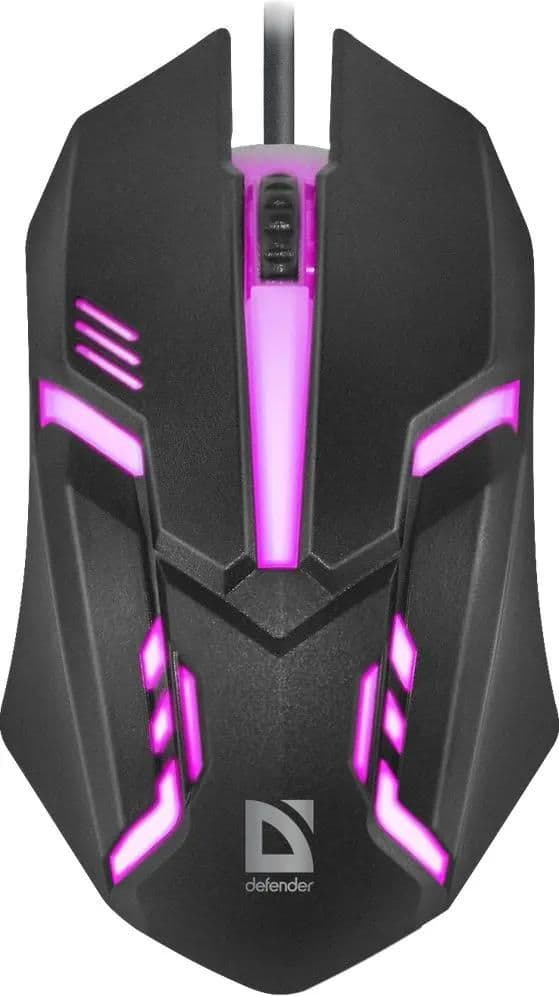 Мышь Cyber MB-560L 4 кнопки, 1600dpi, черный