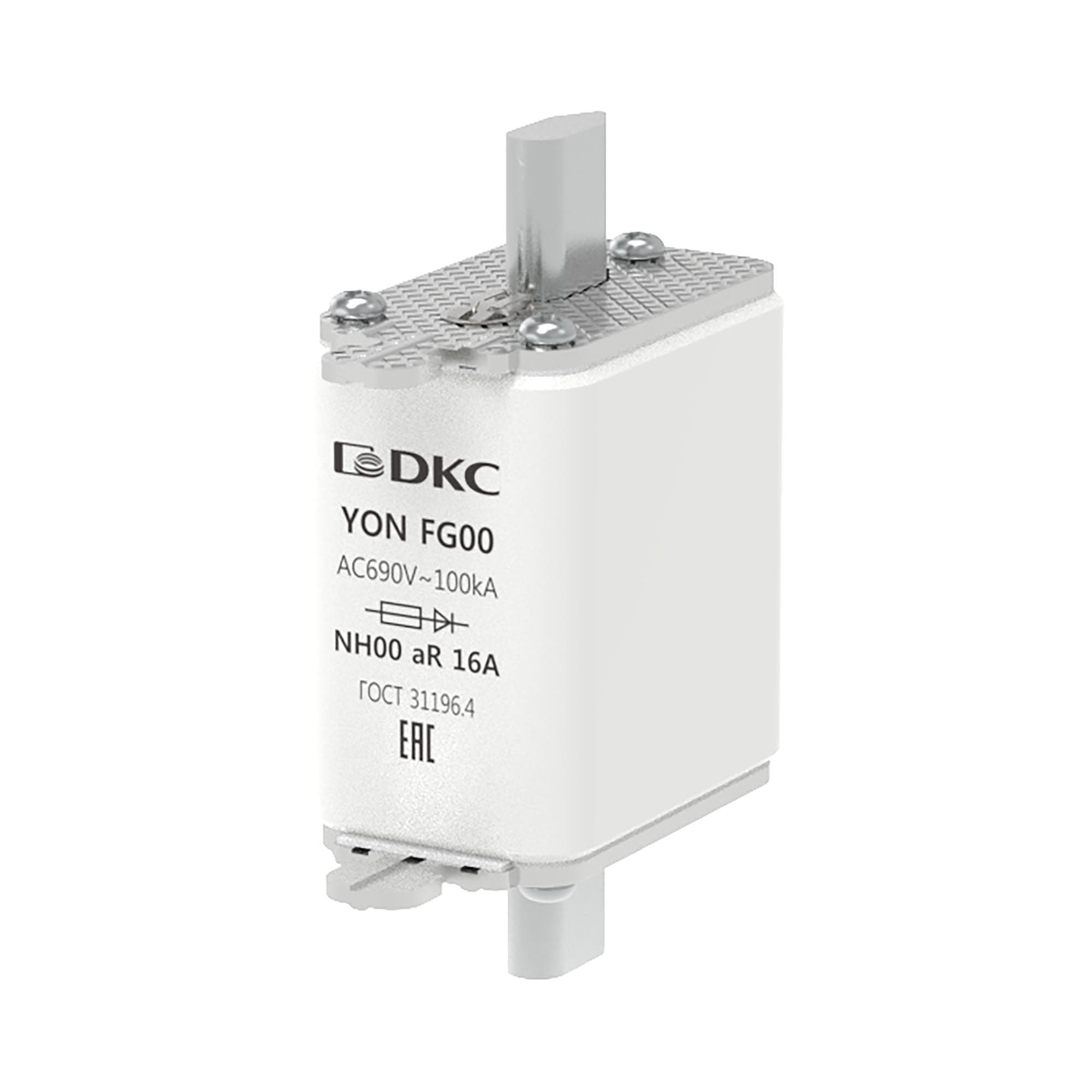 Предохранитель YON ножевого типа FG00 16А 690V характеристика arya