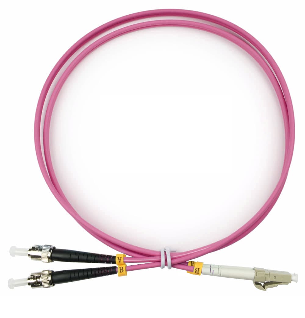 Патч-корд оптический duplex 1,5м LC-ST 50/125MM OM4 LSZH