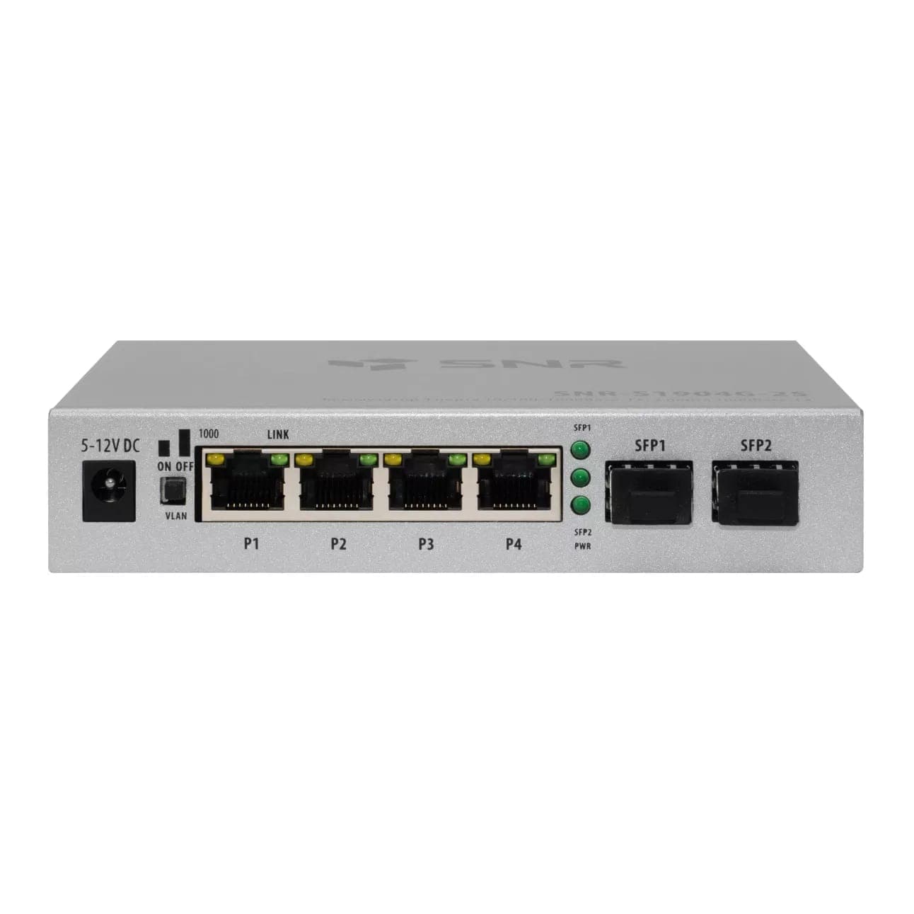 Коммутатор неуправляемый L2 4 порта RJ45 10 100 1000 Мб/с