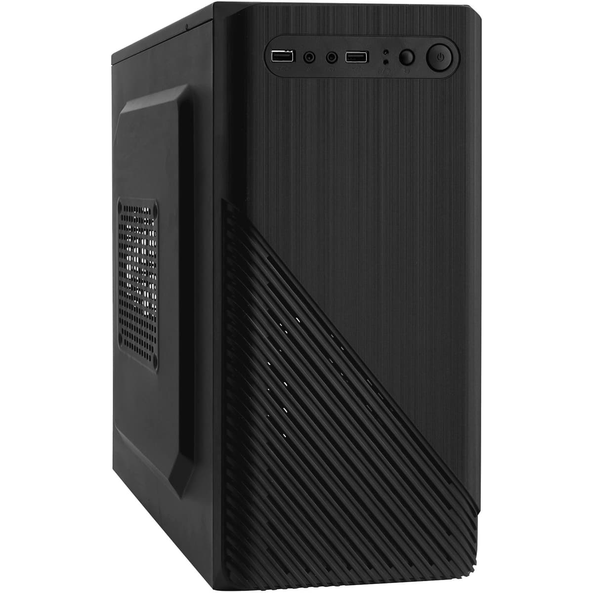 Корпус для ПК, Minitower, mATX, БП 450W, 2xUSB + 2xUSB 3.0, аудио, чёрный