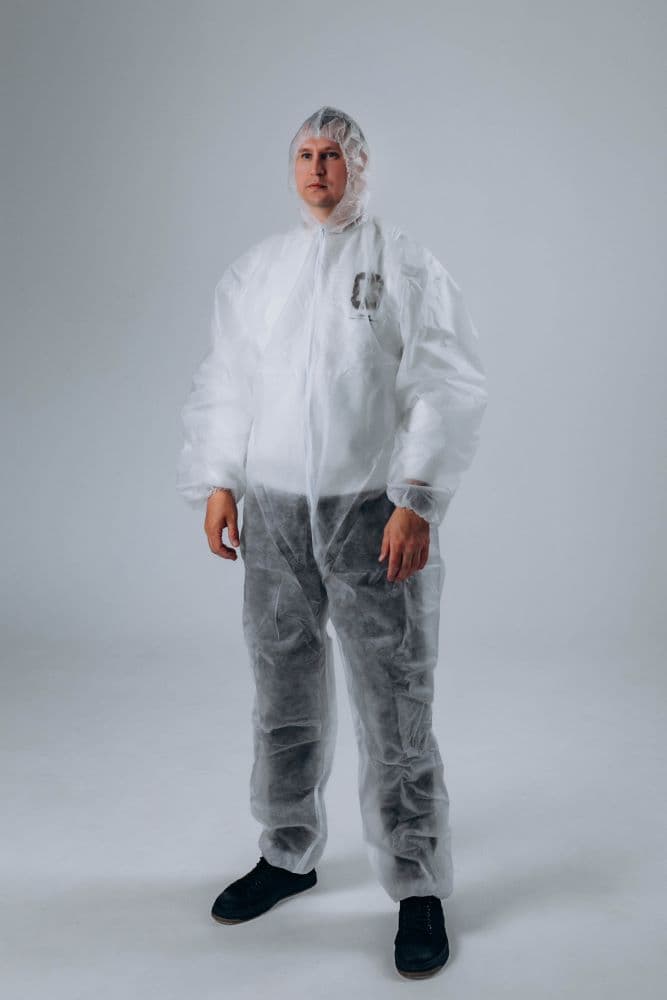 Комбинезон защитный плотность 40 г/м2, р. 4XL/180-188