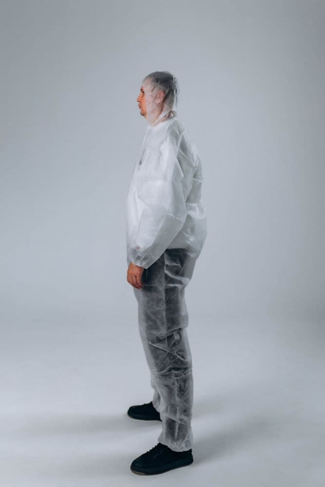 Комбинезон защитный плотность 40 г/м2, р. 4XL/180-188