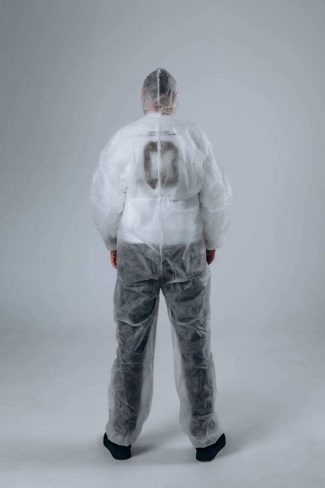 Комбинезон защитный плотность 40 г/м2, р. 4XL/180-188