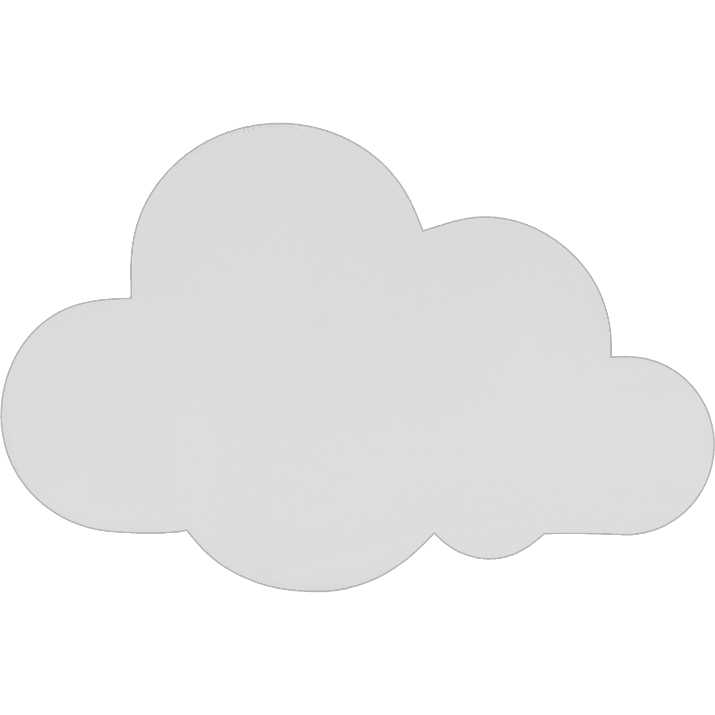 Светильник CLOUD FLD/P (600x400) 930 WH