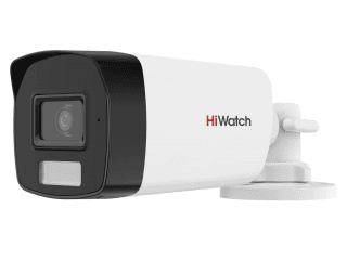 Видеокамера HD-TVI 2Мп цилиндрическая с подсветкой EXIR до 40м и микрофон (6мм)