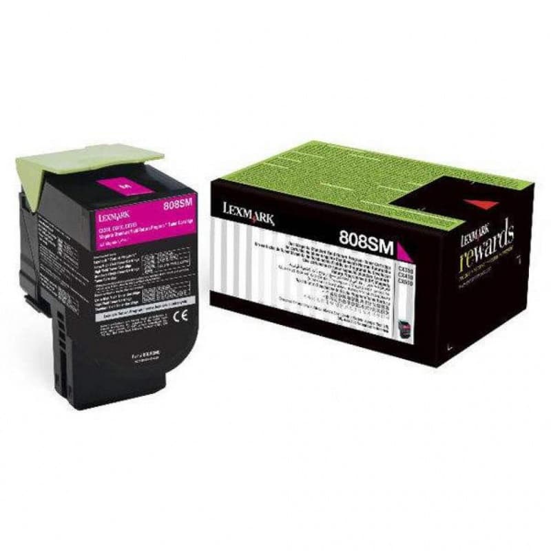 Картридж для Lexmark CX310, CX410, CX510, 2 000 стр., пурпурный