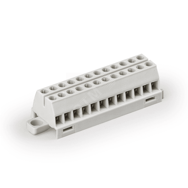 Клеммный блок Compact 12-полюсный с защитой проводов, Cu 1.5 мм , 450 В
