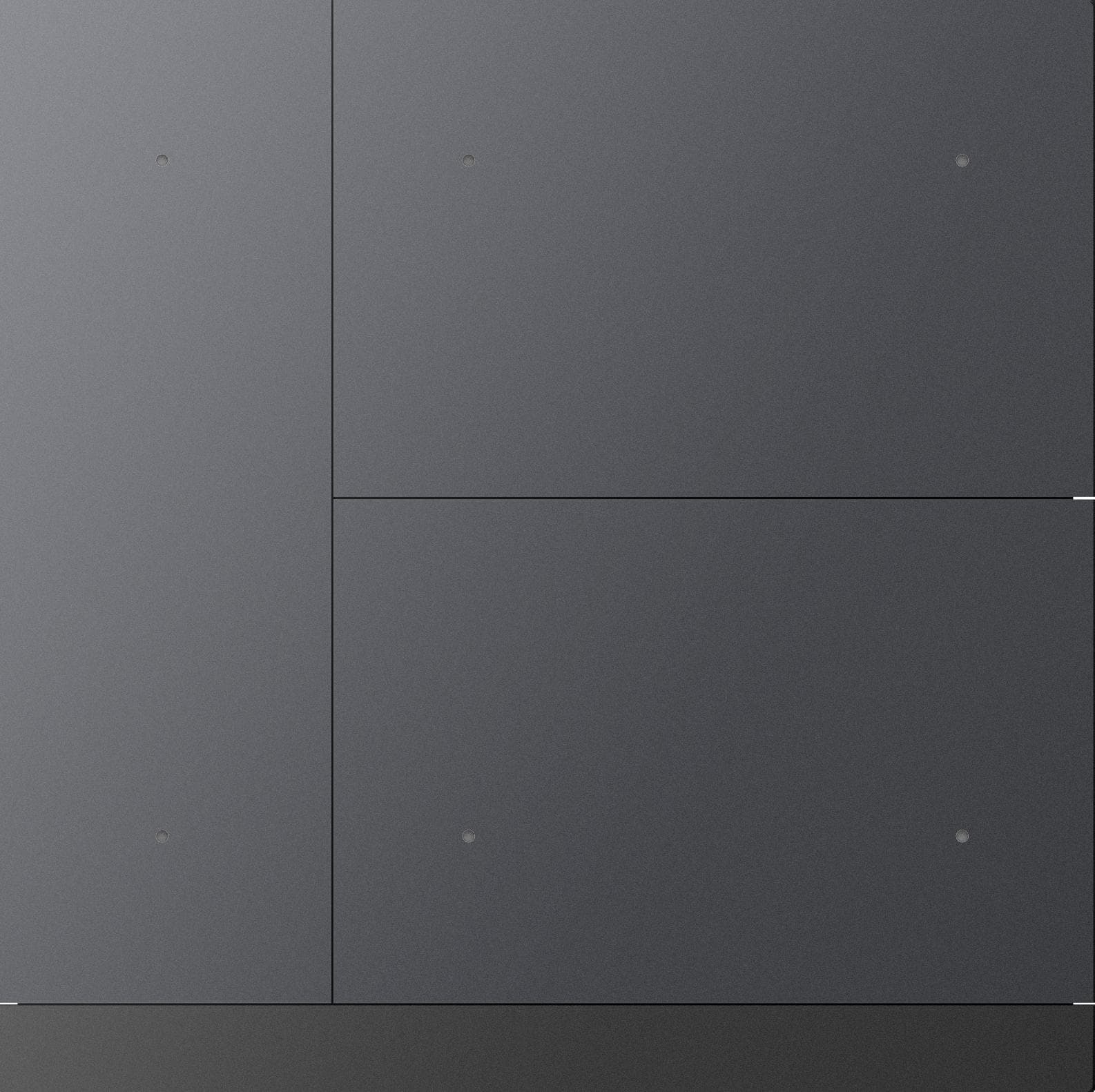 Выключатель клавишный KNX Waltz 3 клавиши металл графит