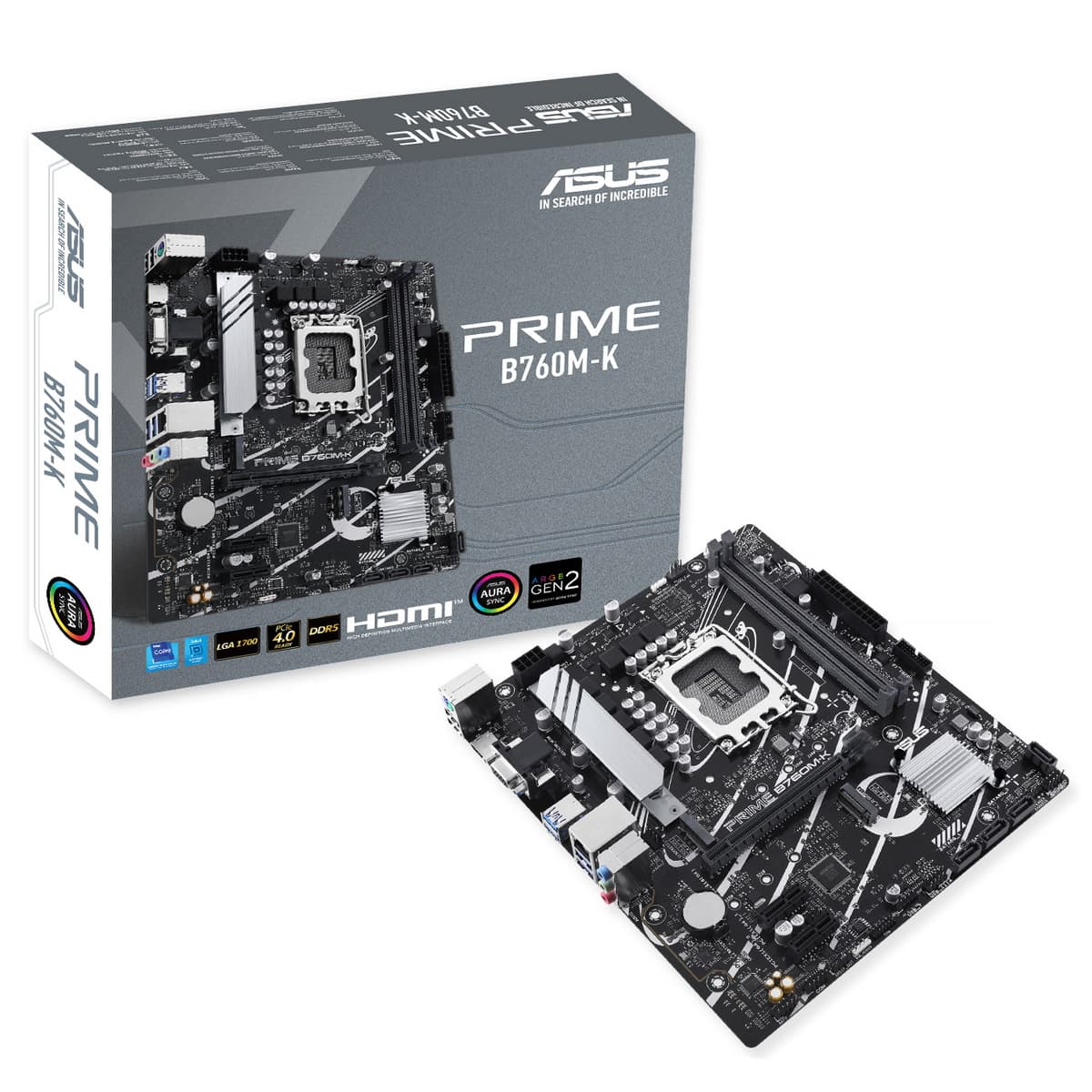 Материнская плата PRIME B760M-K, Intel B760, Micro ATX