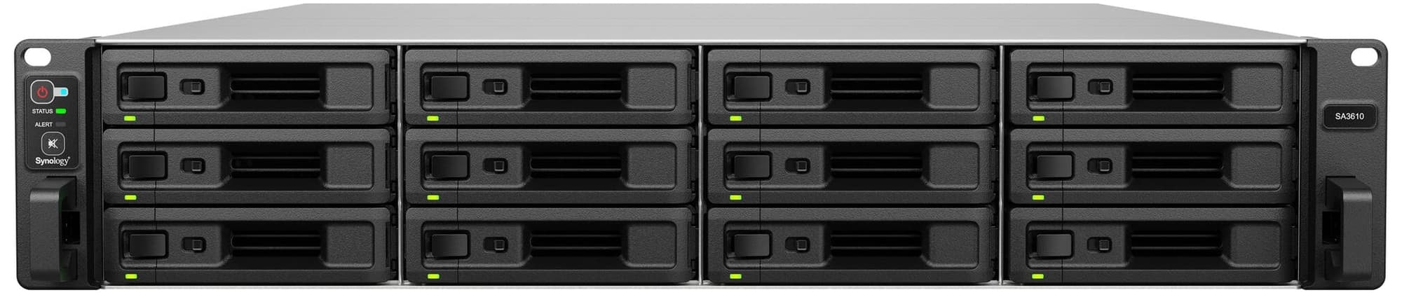 Сетевой накопитель SA3610, 12 ядер, 2.1 ГГц, 16 ГБ DDR4 ECC ОЗУ, 12x3.5''/2.5'' SATA