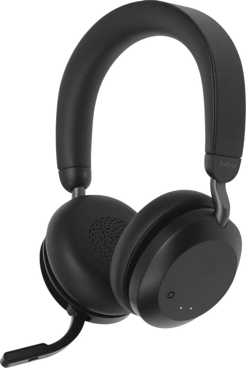 Гарнитура беспроводная Evolve2 75 Link380c MS Stereo, для компьютера, накладные, Bluetooth, черный