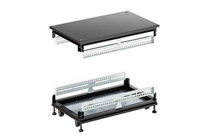 Крыша основание сплошные IT-CQE 600x1000, RAL9005