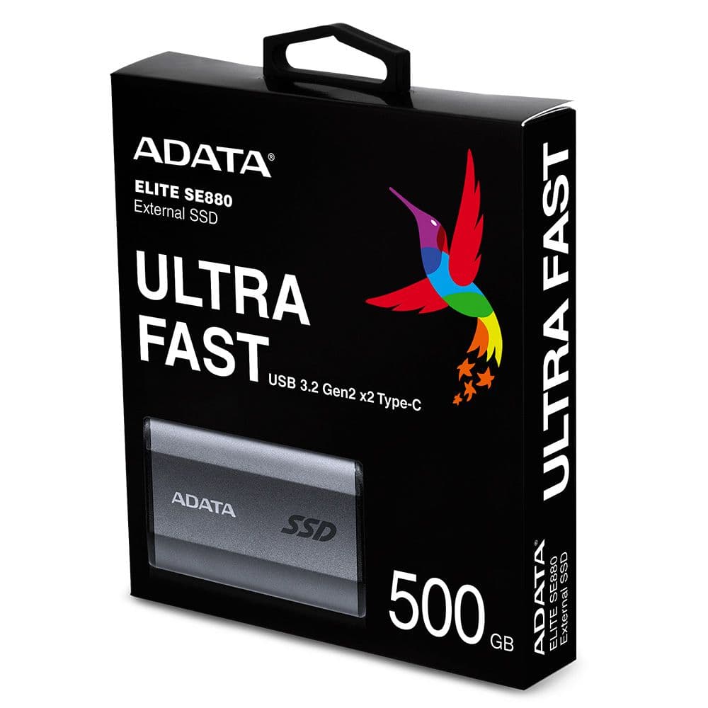 Твердотельный накопитель SSD Drive SE880, 500 ГБ, Titanium Grey, USB 3.2 Type-C