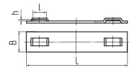 Бирка маркировочная из нержавеющей стали AISI 304 МБC (304) 89х10