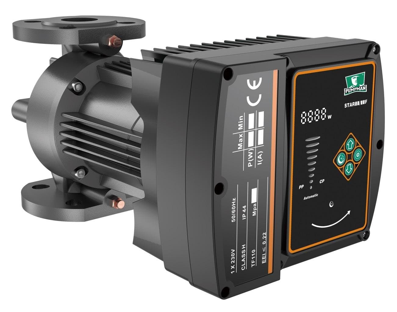 Насос циркуляционный STAR50/12F-280WI-FI фланцевый ,(20-560Вт,12м,383л/мин, част.управ)