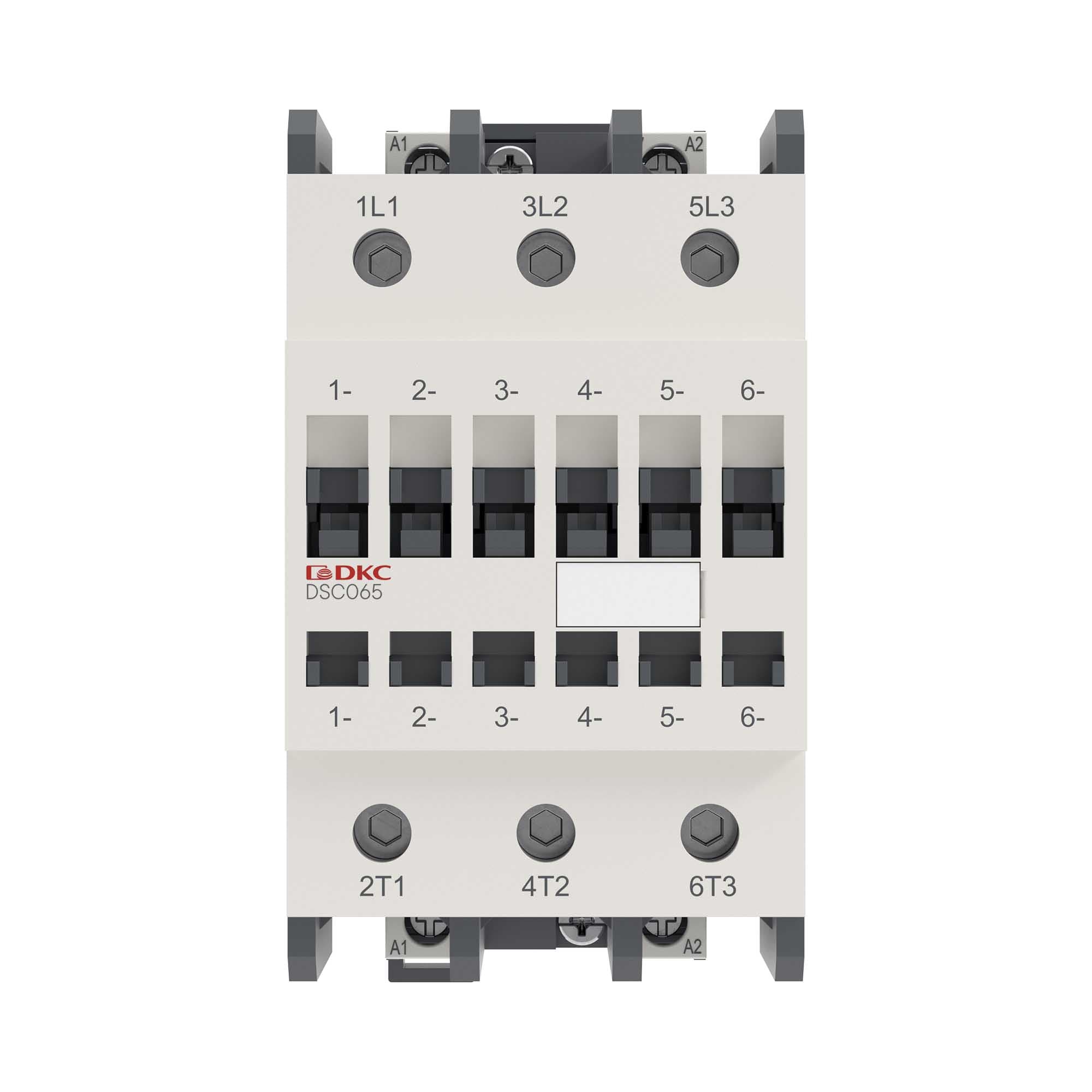 Магнитный контактор YON DSC065 65A 30кВт AC3 3P кат.380В AC