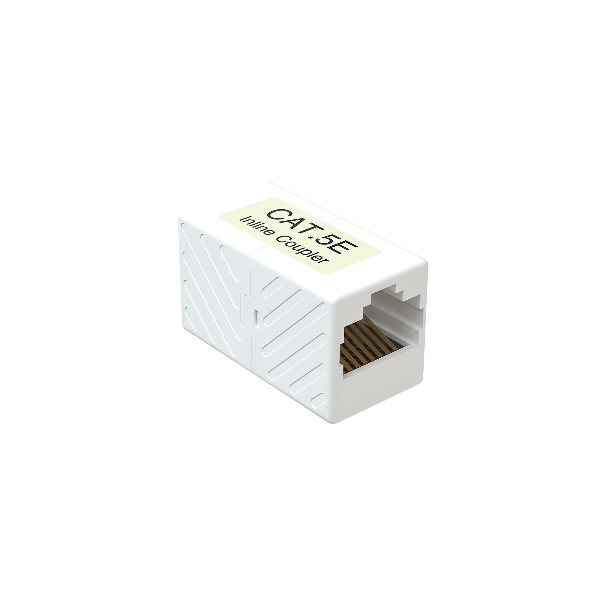 Адаптер проходной, RJ45-RJ45 (8p8c), категория 5е, неэкранированный, цвет белый