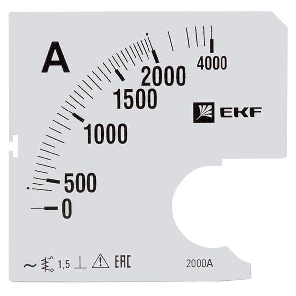 Шкала сменная для A961 2000/5А-1.5 PROxima