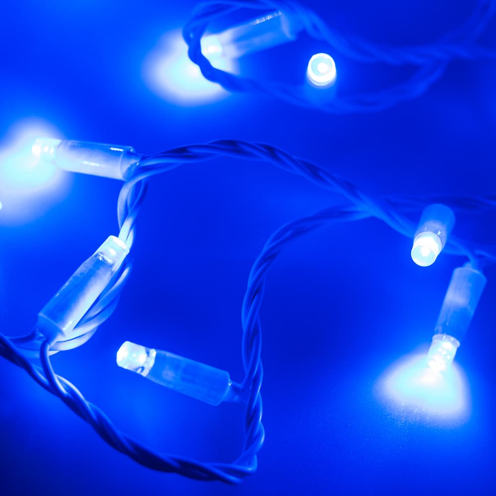 Гирлянда светодиодная декоративная ARD-STRING-CLASSIC-10000-WHITE-100LED-STD BLUE 230V, 7W ARDCL, IP65