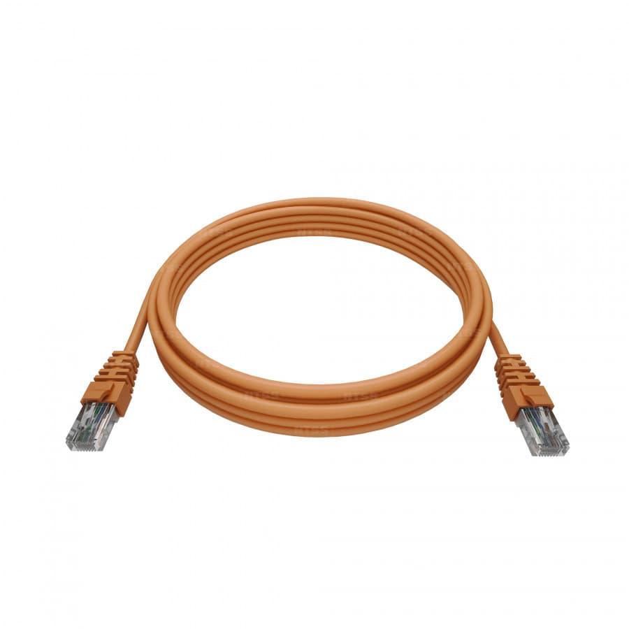 Патч-корд 2хRJ458P8C, T568B UTP 5e кат литой 30 метров, LSZH, оранжевый