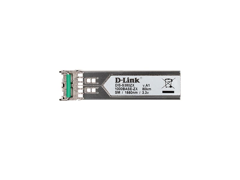 Трансивер промышленный SFP 1 порт 1000Base-ZX, до 80 км