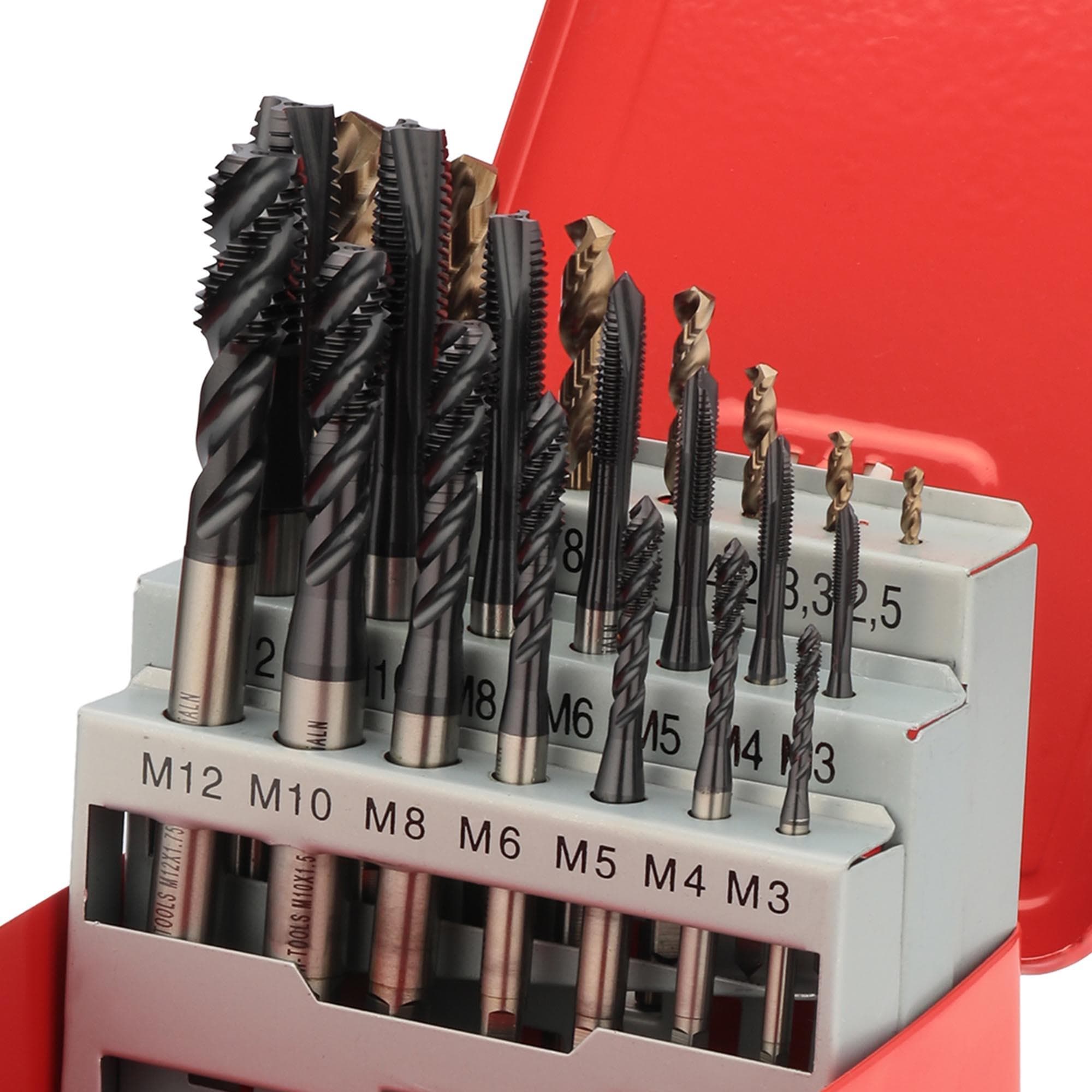 Набор метчиков (3шт) UN 1,1/4"-8 HSSE 151мм a 1 мм