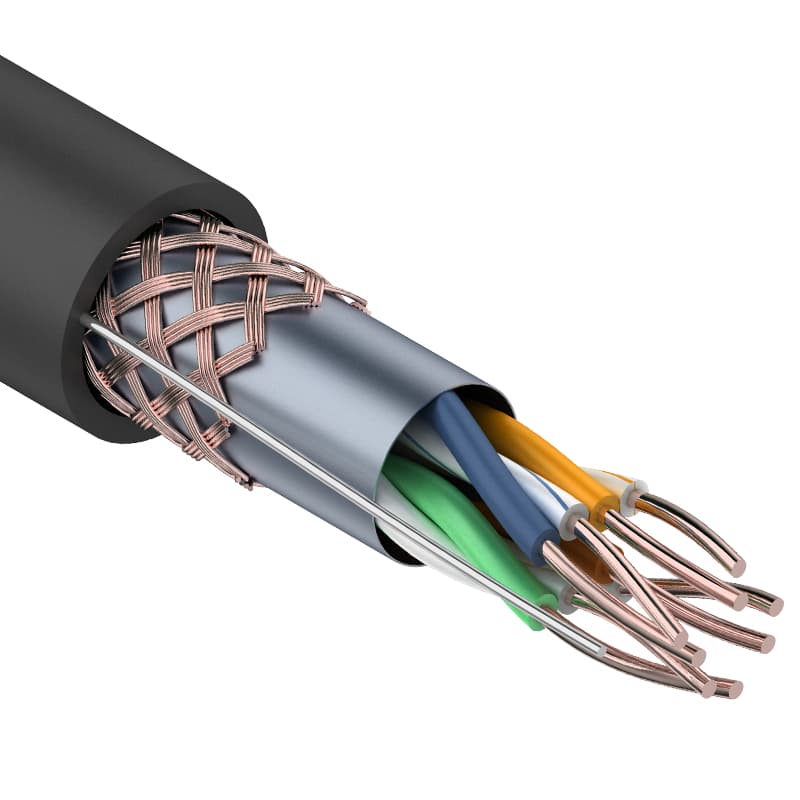 Витая пара SF/UTP 4PR 24AWG CAT5e OUTDOOR бухта   305м