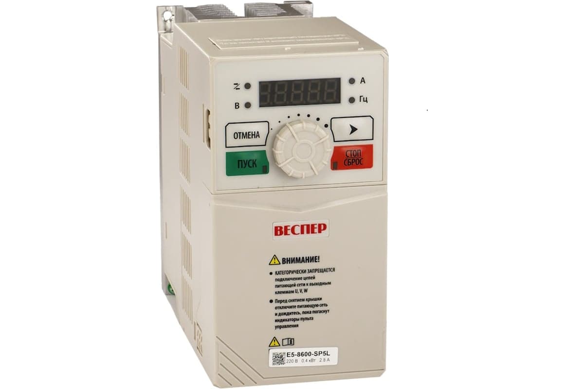 Преобразователь частоты E5-8600-SР5L 0,4 кВт 220В