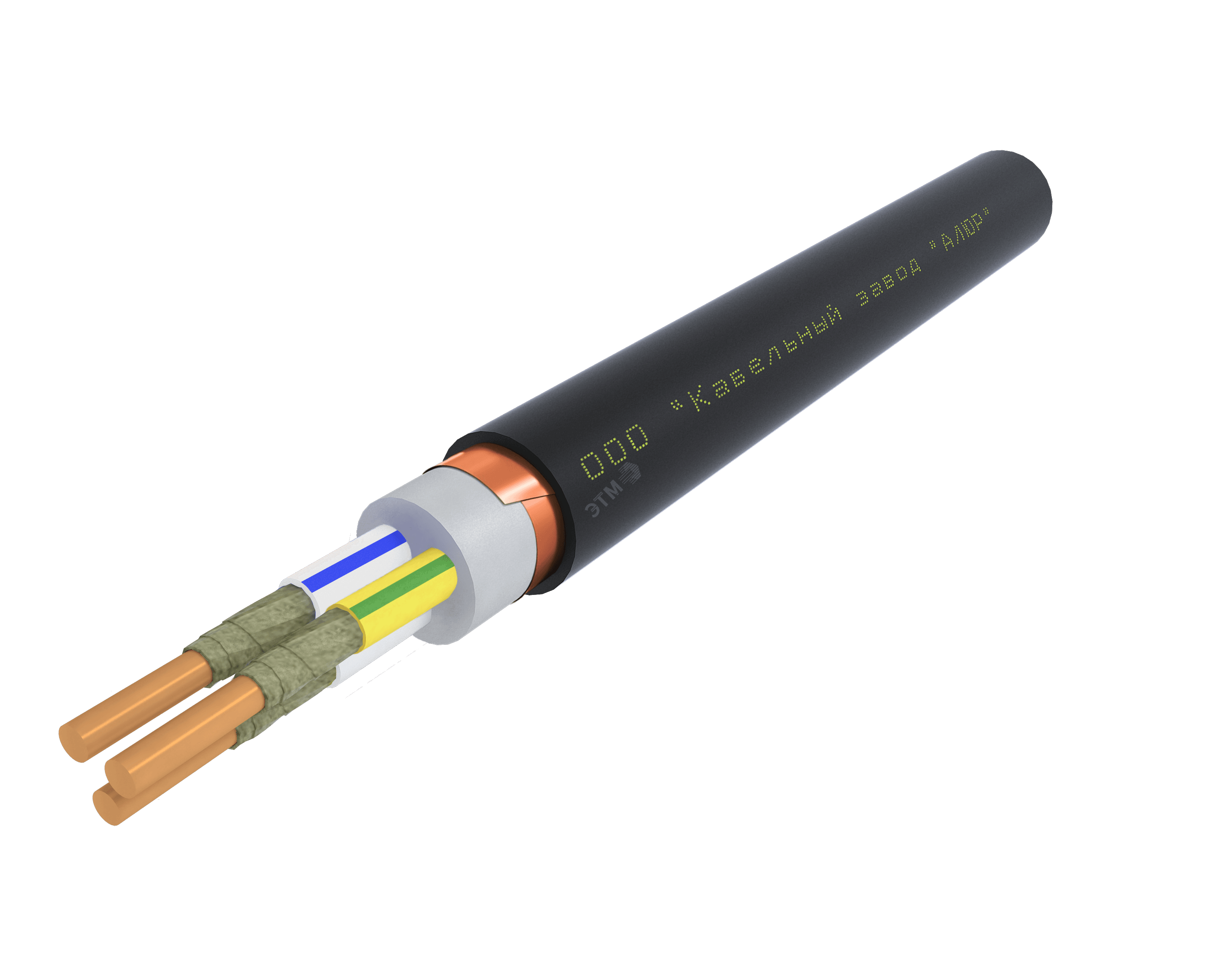 Кабель силовой ВВГЭнг(А)-FRLS 3х6.0 ок(N.PE)-1 Ч. бар